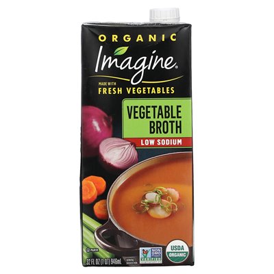 Imagine Soups, Organic Vegetable Broth, Low Sodium, 32 Flor (946 ml)