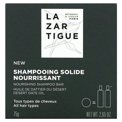 Lazartigue, Nourishing Shampoo Bar, All Hair Types, 2.65 oz (75 g) Lazartigue, Nourishing Shampoo Bar, All Hair Types, 2.65 oz (75 g)