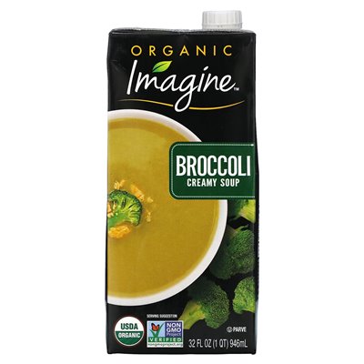 Wyobraź sobie zupy, organiczną kremową zupę, brokuły, 32 flory (946 ml) Wyobraź sobie zupy, organiczną kremową zupę, brokuły, 32 flory (946 ml)