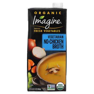 Imagine Soups, Organic Vegetarian Shrink-Free Broth, 32 Flor (946 ml)