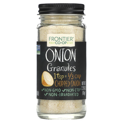 Frontier Co-op Zwiebelgranulat, 2,29 oz (65 g)