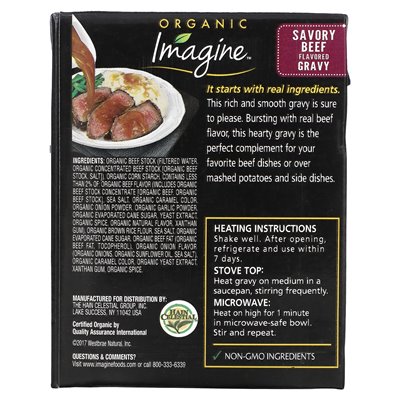 Imagine Soups, würzige Bio-Sauce mit Rindfleischgeschmack, 13,5 oz (382 g)