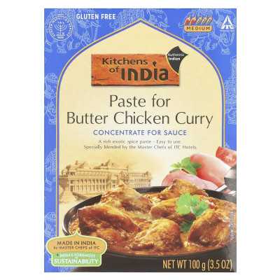 Indian cuisine, butter chicken curry paste, sauce concentrate, medium, 3.5 ounces (100 g) Indian cuisine, butter chicken curry paste, sauce concentrate, medium, 3.5 ounces (100 g)