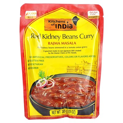 Kitchens of India, Rajma Masala, Red Kidney Bean Curry, Mild, 10 oz (285 g) Kitchens of India, Rajma Masala, Red Kidney Bean Curry, Mild, 10 oz (285 g)