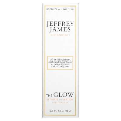 Jeffrey James Botanicals, The Glow Ultimate Hydration Restoration, 1,0 uncji (29 ml) Jeffrey James Botanicals, The Glow Ultimate Hydration Restoration, 1,0 uncji (29 ml)
