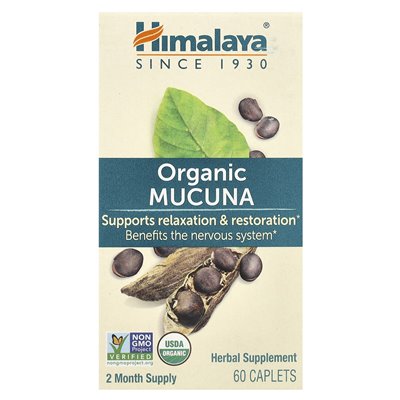 Himalaya, Organic Mucuna, 60 kapleczek Himalaya, Organic Mucuna, 60 kapleczek