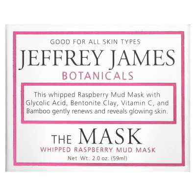 Jeffrey James Botanicals, Himbeer-Schönheitsmaske, 2 oz (59 ml)