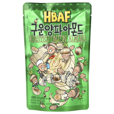 HBAF, Gebackene Zwiebeln und Mandeln, 4,23 oz (120 g)