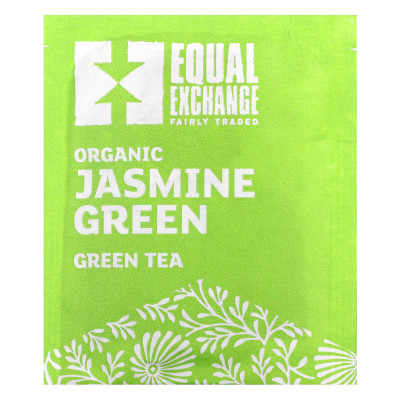 Equal Exchange, Bio-Grüner Jasmin, Grüner Tee, 20 Teebeutel, 1,41 oz (40 g)