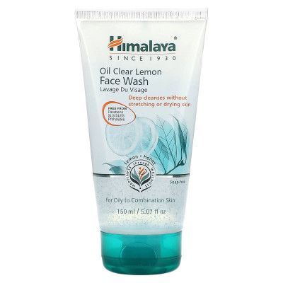 Himalaya, Transparent Oil Lemon Face Wash, For Oily To Combination Skin, 5.07 fl oz (150 ml)