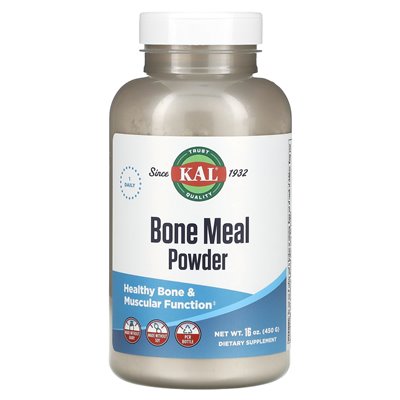 Kal, Knochenmehlpulver, 16 oz, (450 g)