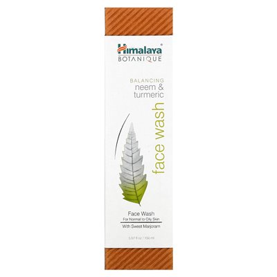 Himalaya, Botanique, Neem i kurkuma, myjnie twarzy, 5,07 Fl Oz (150 ml)