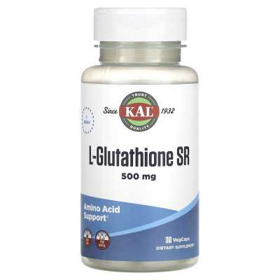 Kal, L-Glutatione SR, 500 mg, 30 Vegcaps