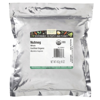 Frontier Co-op, organiczna gałka muszkatołowa, 16 uncji (453 g)