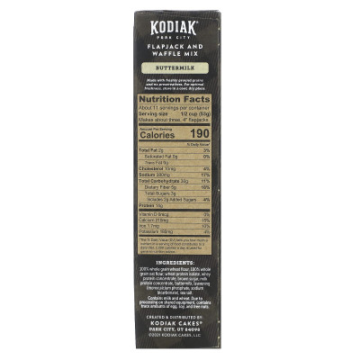 Kodiak Cookies, Power Cookies, Flapjack & Waffle Mix, Buttermilk, 20 oz (567 g) Kodiak Cookies, Power Cookies, Flapjack & Waffle Mix, Buttermilk, 20 oz (567 g)