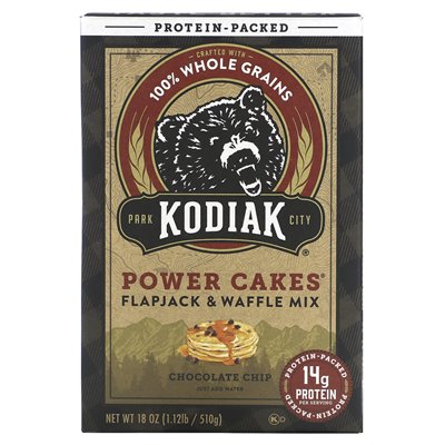Kodiak Cookies, Power Cookies, Flapjack- und Waffelmischung, Schokoladensplitter, 18 oz (510 g)