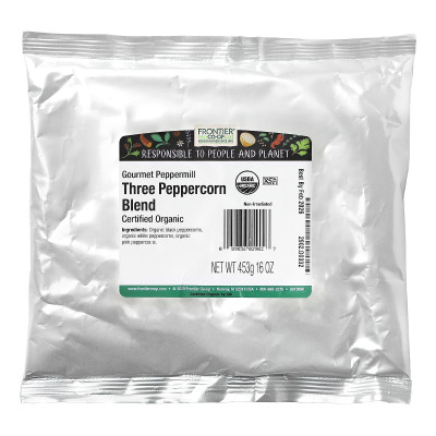 Frontier Co-op, Gourmet Peppermill Three Peppercorn Blend, 16 uncji (453 g)