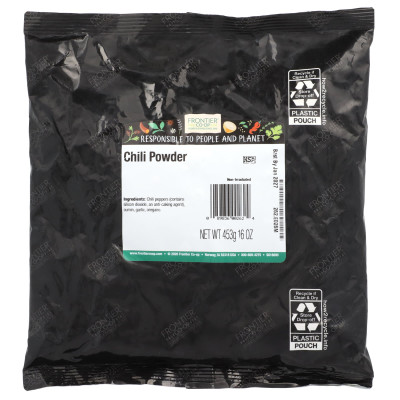 Frontier Co-op, chili proszek, 16 uncji (453 g)