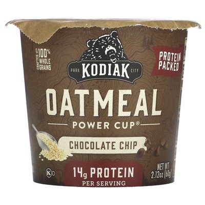Kodiak Cookies, Oatmeal, Chocolate Chip, 2.12 oz (60 g)