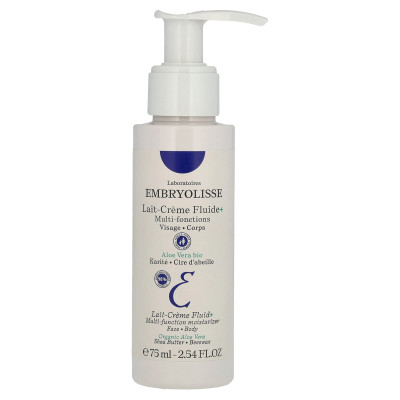 Embryolisse, Lait-Creme Fluid+, wielofunkcyjny krem ​​nawilżający, 2,54 Fl Oz (75 ml)