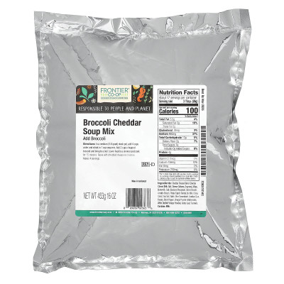 Frontier Co-op, Brokkoli-Cheddar-Suppenmischung, 16 oz (453 g)