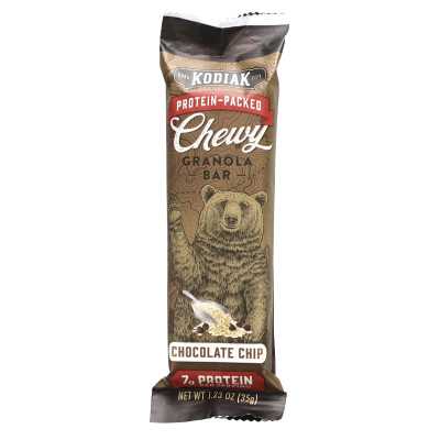 Kodiak Cookies, zähes Müsli, Schokoladenstückchen, 5 Riegel, 1,23 oz (35 g)