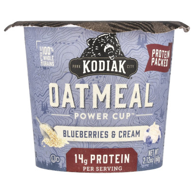 Kodiak Oatmeal Power Cup™ Cookies, Berry & Cream, 2.12 oz (60 g)