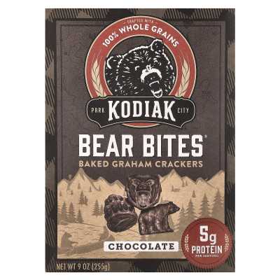Kodiak Cookies, Bear Bites, gebackene Graham Crackers, Schokolade, 9 oz (255 g)