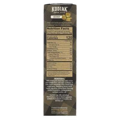 Ciasta Kodiak, ukąszenia niedźwiedzia, pieczone krakersy graham, miód, 9 uncji (255 g)
