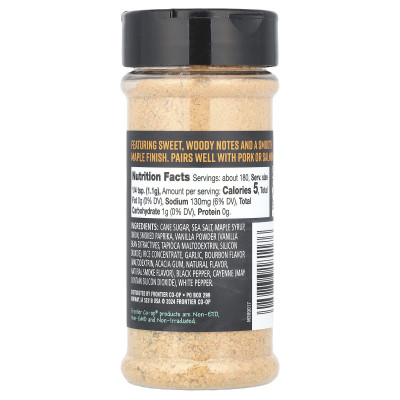 Frontier Co-op, Trockengewürzmischung, Ahorn-Vanille-Bourbon, 6,98 oz (198 g)