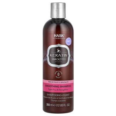 Hask Beauty, Białko Keratyny, Wygładzający Szampon, 12 uncji (355 ml) Hask Beauty, Białko Keratyny, Wygładzający Szampon, 12 uncji (355 ml)