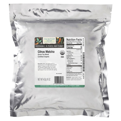 Frontier Co-Op, Organic Citrus Matcha, Green Tea, 16 oz (453 g)