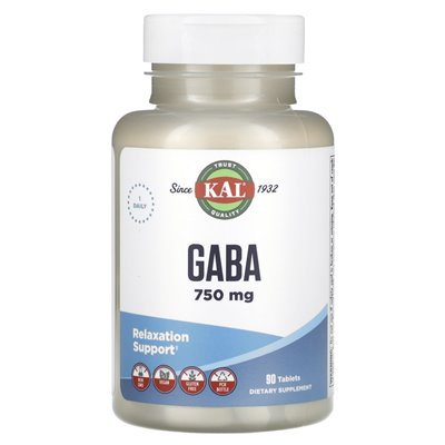 Kal, Gaba, 750 mg, 90 tabletek Kal, Gaba, 750 mg, 90 tabletek