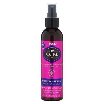 Hask Beauty, Curl Care, 5-In-1 Leave-In Spray, 6 fl oz (175 ml) Hask Beauty, Curl Care, 5-In-1 Leave-In Spray, 6 fl oz (175 ml)