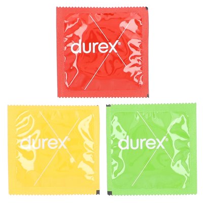 Durex, tropikalne, bliskie dopasowanie, 12 prezerwatyw lateksowych