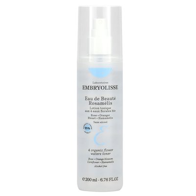 Embryolisse, 4 organiczne wody kwiatowe, wolne od alkoholu, 6,76 fl oz (200 ml)