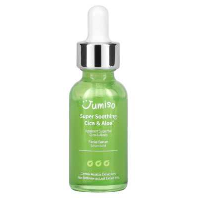 Jumiso, super kojące surowicę twarzy, CICA & Aloe, 1,01 Fl Oz (30 ml) Jumiso, super kojące surowicę twarzy, CICA & Aloe, 1,01 Fl Oz (30 ml)