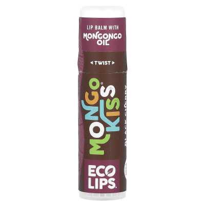 Eco Lips, Mongo Kiss, Lip Balm, Black Cherry, 0,25 uncji (7 g)