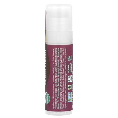 Eco Lips, Mongo Kiss, Lip Balm, Black Cherry, 0,25 uncji (7 g)