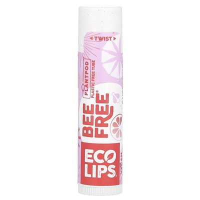 Eco Lips, Bee Free, wegański balsam do ust, superfruit, 0,15 uncji (4,25 g)