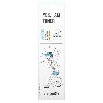 Jumiso, tak, jestem toner, aha 5%, 5,07 fl oz (150 ml) Jumiso, tak, jestem toner, aha 5%, 5,07 fl oz (150 ml)