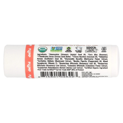 Eco Lips Inc., Lip Food, Nutrient-Dense Organic Lip Balm, Rosemary Mint And Chamomile Mushroom Extract, 0.15 oz (4.25 g) Eco Lips Inc., Lip Food, Nutrient-Dense Organic Lip Balm, Rosemary Mint And Chamomile Mushroom Extract, 0.15 oz (4.25 g)