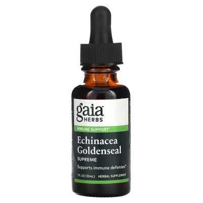 Gaia Herbs, Echinacea Goldenseal Supreme, 1 fl Oz (30 ml)