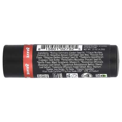 Eco Lips, wegańskie brazylijskie odcień warg, odważny, 0,15 uncji (4,25 g)