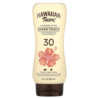 Hawaiian Tropic, Sheer Touch, Sun Suncreen Bals, SPF 30, 8 Fl Oz (236 ml)