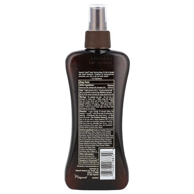 Hawajskie tropiki, opalanie ochronne, spray do oleju przeciwsłonecznego, SPF 15, 8 fl oz (236 ml)