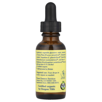 Flower Essence Services, pięciokrotny Formula ™, Flower Essence Combination, Bezalkoholowa, 1 Fl Oz (30 ml)
