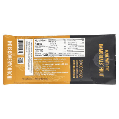 Lakanto, dunkle Orangenschokolade, 2,3 oz (65 g)