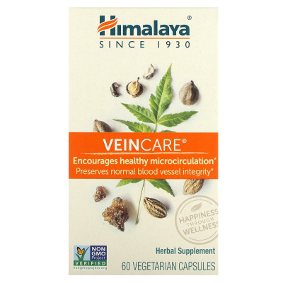 Himalaya, Veincare, 60 kapsułek wegetariańskich