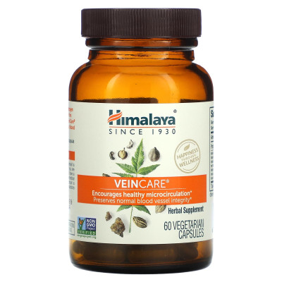 Himalaya, Veincare, 60 kapsułek wegetariańskich